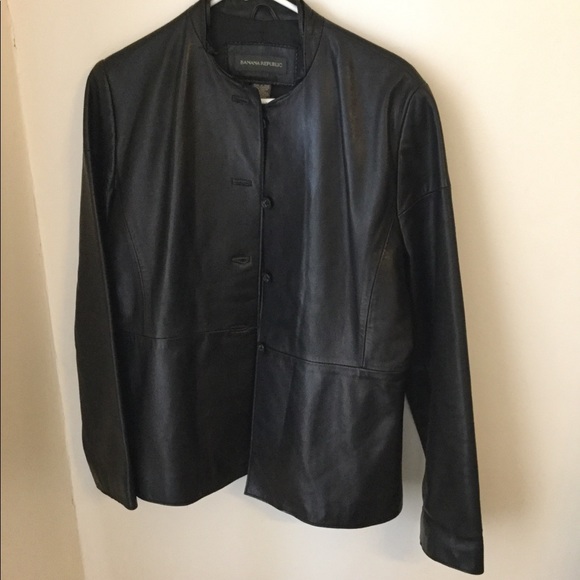 Banana Republic GENUINE LEATHER Women’s Jacket❤️ - Picture 6 of 8